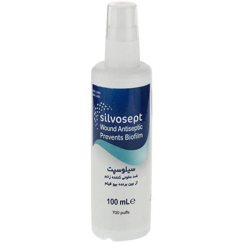 اسپری ضد عفونی کننده زخم سیلوسپت کیتوتک100ml