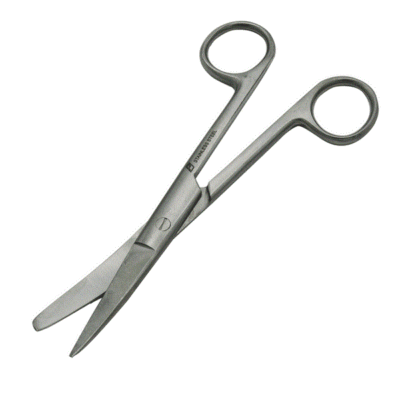 قیچی یک سر تیز کرو 14 سانت قیچی یک سر تیز کرو 14 سانت