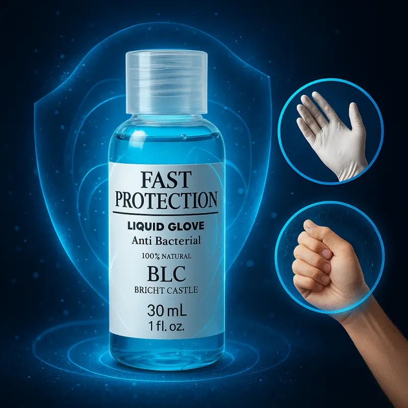 Liquid glove (3 دستکش مایع فست پروتکشن مدل Invisible حجم 30 میلیلیتر