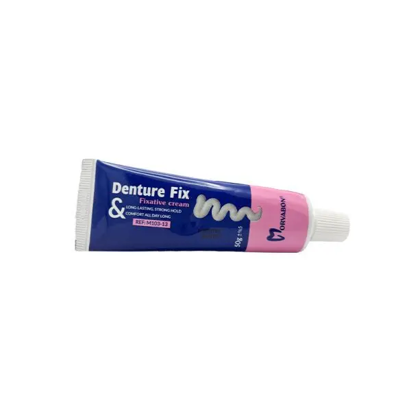 چسب دندان مصنوعی مروابن Denture Fix حجم ۵۰ گرم چسب دندان مصنوعی مروابن Denture Fix حجم ۵۰ گرم