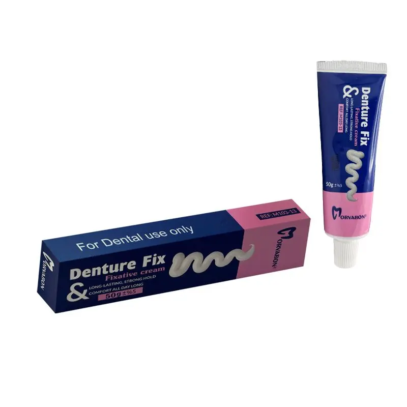 چسب دندان مصنوعی مروابن Denture Fix حجم ۵۰ گرم